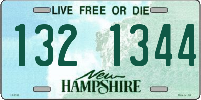 NH license plate 1321344