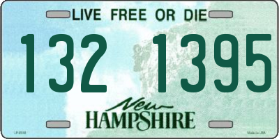 NH license plate 1321395