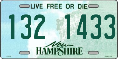 NH license plate 1321433