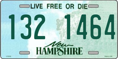 NH license plate 1321464