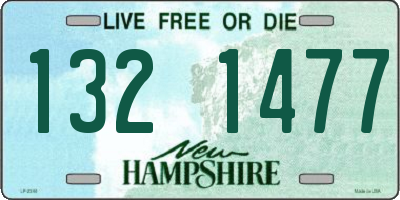 NH license plate 1321477