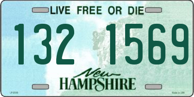 NH license plate 1321569