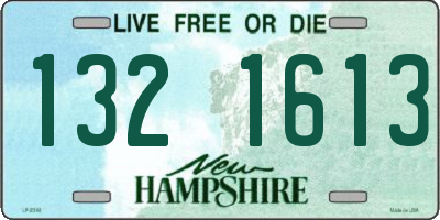 NH license plate 1321613