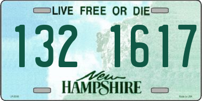 NH license plate 1321617