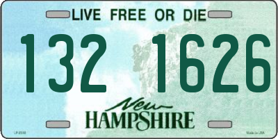 NH license plate 1321626