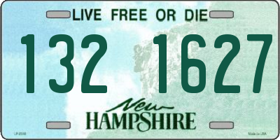 NH license plate 1321627