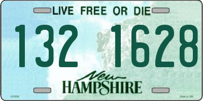 NH license plate 1321628
