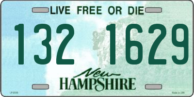 NH license plate 1321629