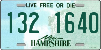 NH license plate 1321640