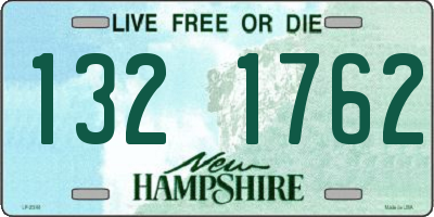 NH license plate 1321762