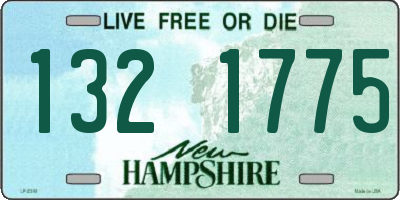 NH license plate 1321775