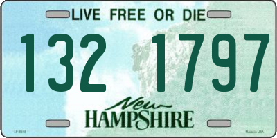 NH license plate 1321797