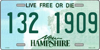 NH license plate 1321909
