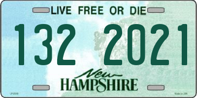 NH license plate 1322021
