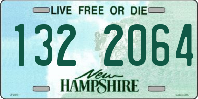 NH license plate 1322064
