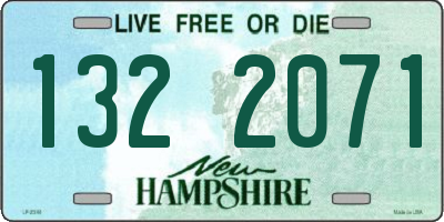 NH license plate 1322071