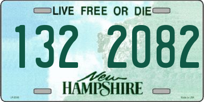 NH license plate 1322082