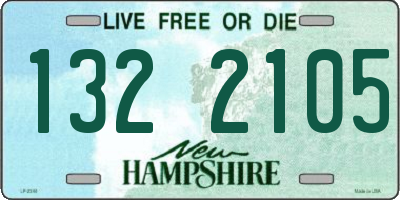 NH license plate 1322105
