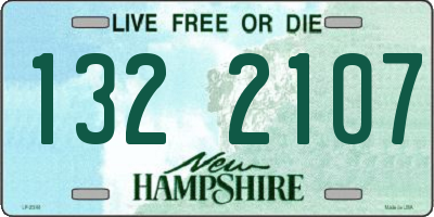 NH license plate 1322107