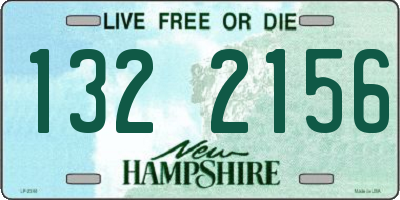 NH license plate 1322156