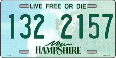 NH license plate 1322157