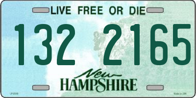 NH license plate 1322165