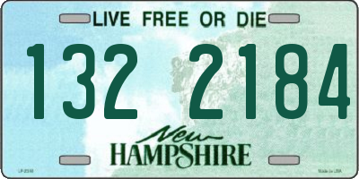 NH license plate 1322184
