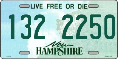 NH license plate 1322250