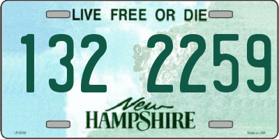 NH license plate 1322259