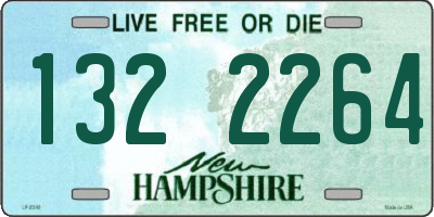 NH license plate 1322264