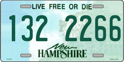 NH license plate 1322266