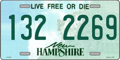 NH license plate 1322269