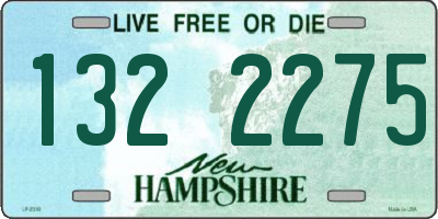 NH license plate 1322275