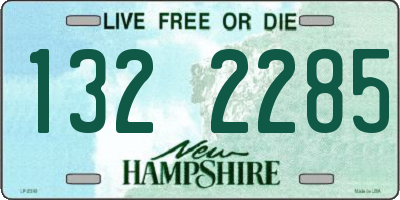 NH license plate 1322285