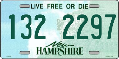 NH license plate 1322297