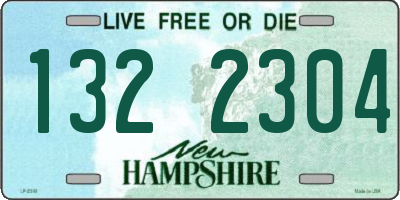 NH license plate 1322304