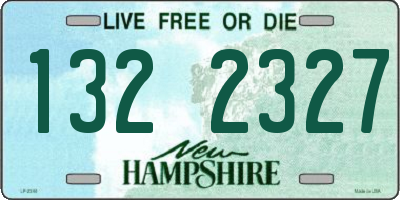 NH license plate 1322327