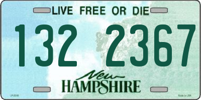 NH license plate 1322367