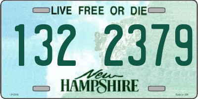 NH license plate 1322379