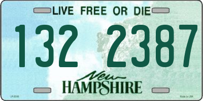 NH license plate 1322387