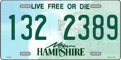 NH license plate 1322389