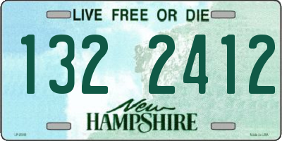 NH license plate 1322412