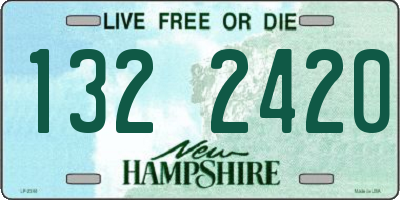 NH license plate 1322420