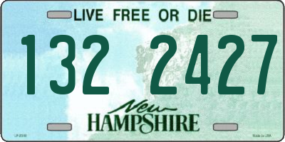 NH license plate 1322427
