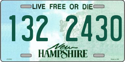 NH license plate 1322430
