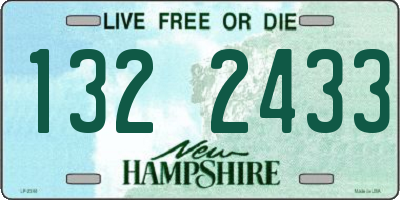 NH license plate 1322433