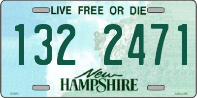 NH license plate 1322471