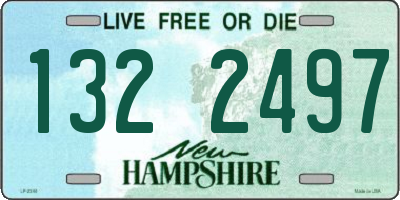 NH license plate 1322497