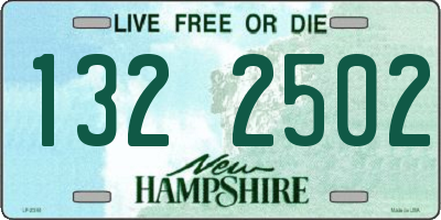 NH license plate 1322502