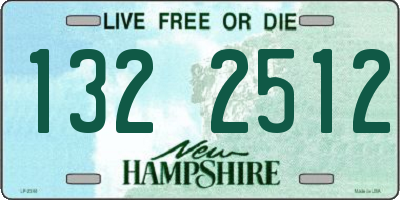 NH license plate 1322512